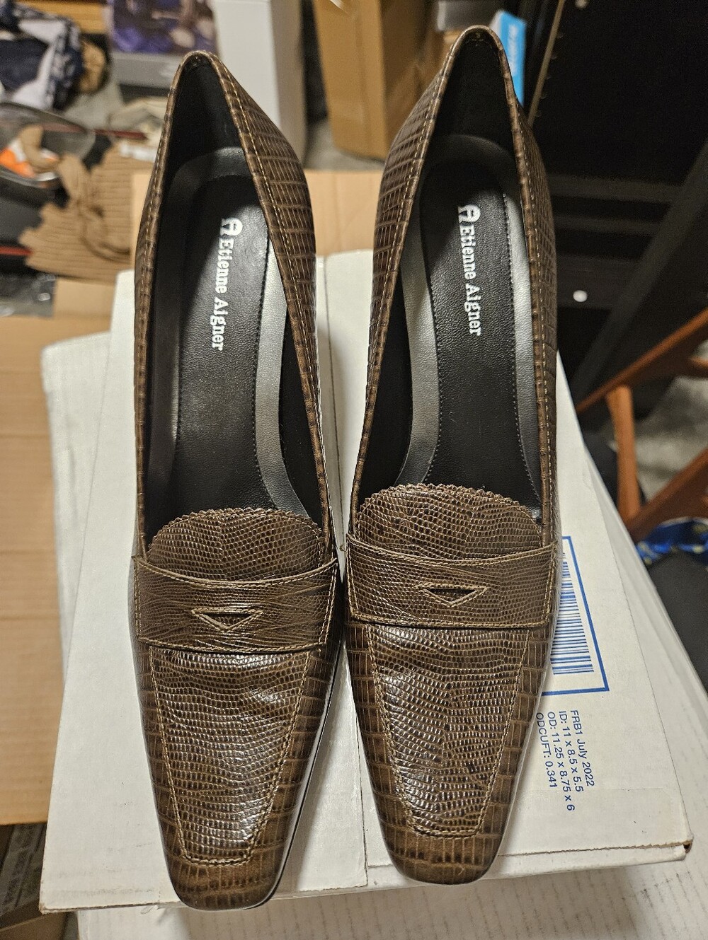 Etienne Aigner Brown Women 9 Classic Pump